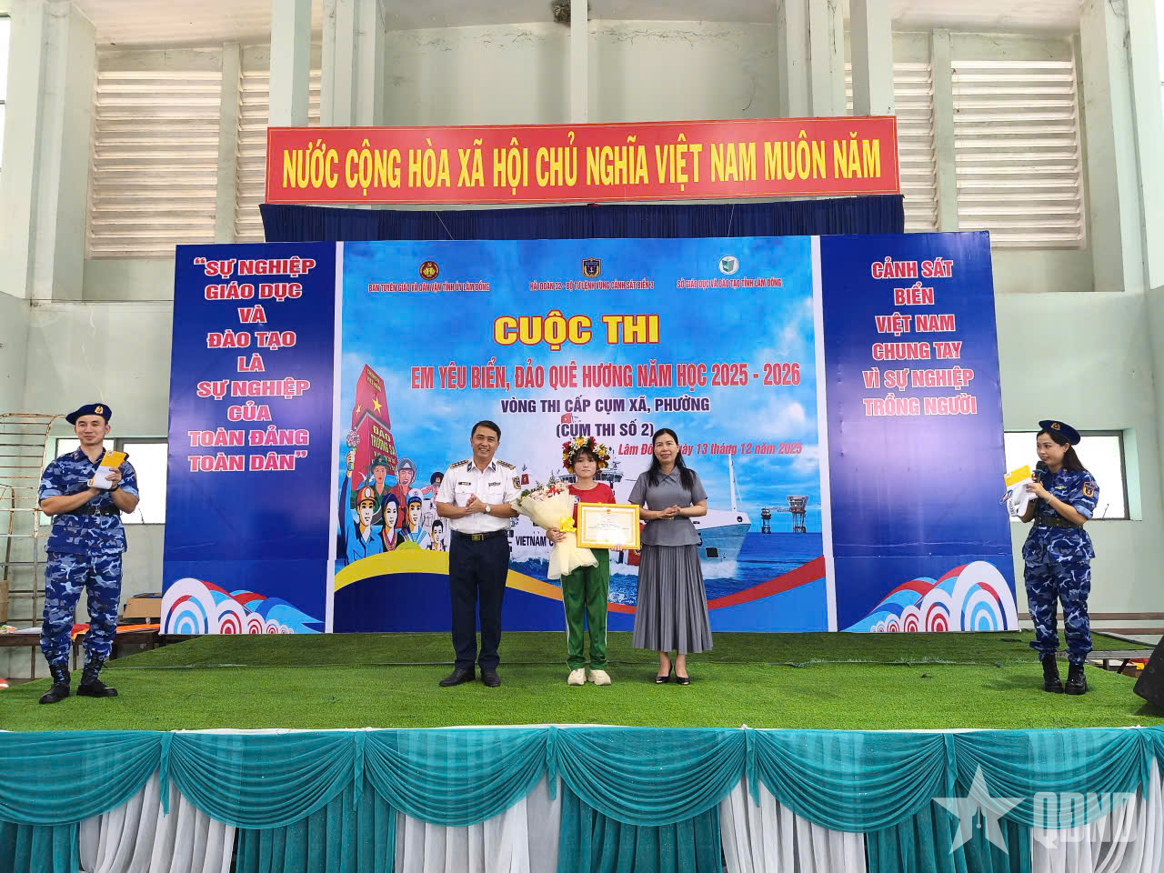 Hải đoàn 32 tổ chức cuộc thi “Em yêu biển, đảo quê hương” tại Lâm Đồng